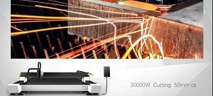 Máy cắt Laser công suất cao 30kw cắt 50mm thép